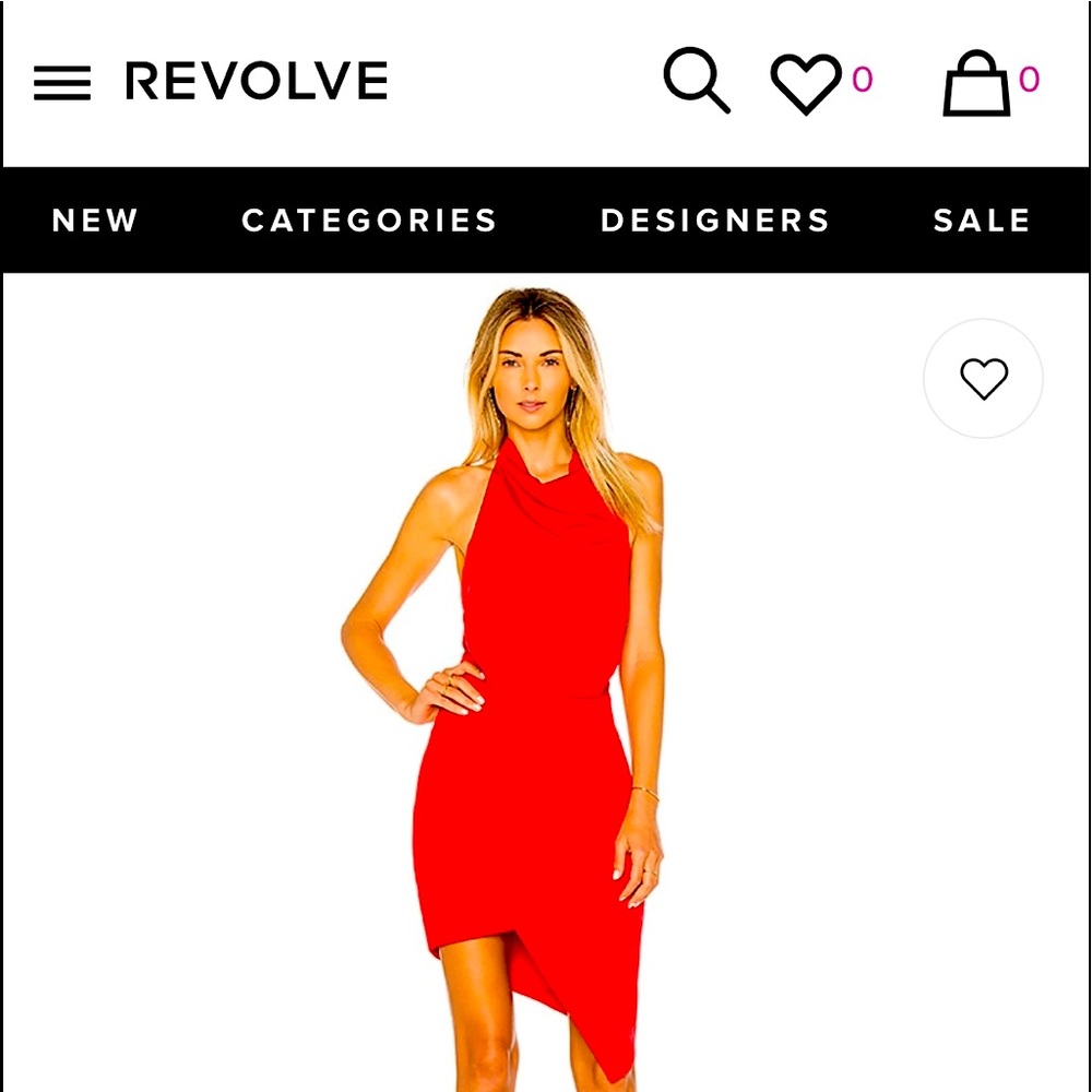 Revolve Elliatt Camo dress in magenta